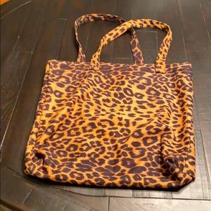 Cheetah print tote